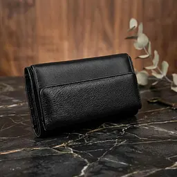 Добротний жіночий гаманець ST Leather 19375 чорний - мініатюра 3