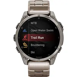 Смарт-годинник Garmin Fenix 8 AMOLED Sapphire 47mm Titanium with Vented Titanium Bracelet [010-02904-40] [115090] - мініатюра 9