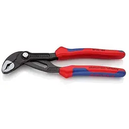 Кліщі сантехнічні переставні високотехнологічні Ø42мм Cobra KNIPEX 87 02 180, фосфатовані