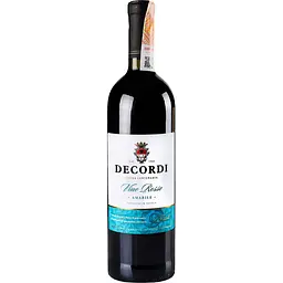 Вино Decordi Vino Rosso Amabile,червоне, напівсолодке, 10%, 0,75 л