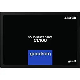 SSD накопичувач Goodram CL100 Gen.3 480GB 2.5` (SSDPR-CL100-480-G3) [142755]