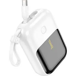 Зовнішній акумулятор Hoco Q20 Fountain 10000mAh 22.5W White [109958] - мініатюра 2