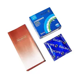 Презервативи Recare Classic Condoms 3 шт, класичні - мініатюра 3