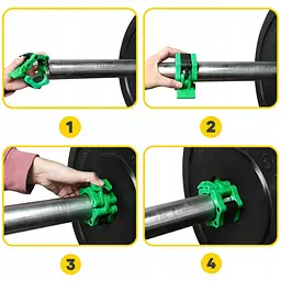 Замки для олімпійського грифа 4FIZJO Quick Release 50 мм 2 шт 4FJ0521 (P-5907739317391) - мініатюра 7