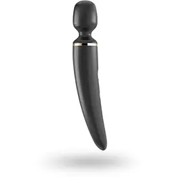 Вібромасажер Satisfyer Wand-er Woman (Black/Gold) - мініатюра 3