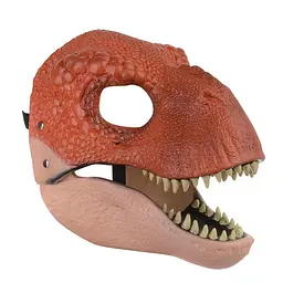 Маска динозавра гумова для дорослих та дітей з рухомою щелепою jurassic world dominion Berry Blome det0018874