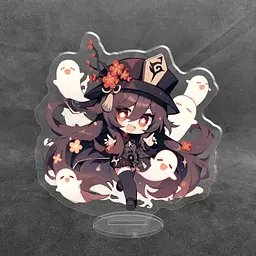 Акрилова колекційна фігурка Chibi Геншин Імпакт - Genshin Impact Ху Тао 10 см