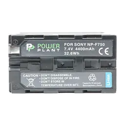 Акумулятор до фото/відео PowerPlant Sony NP-F750 (DV00DV1032) - мініатюра 2