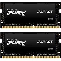 Модуль пам`ятi SO-DIMM 2x16GB/3200 DDR4 Kingston Fury Impact (KF432S20IBK2/32)