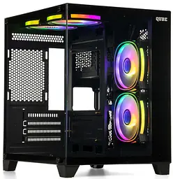 Корпус QUBE REEF ARGB Black (REEF_GBNU3) - мініатюра 1