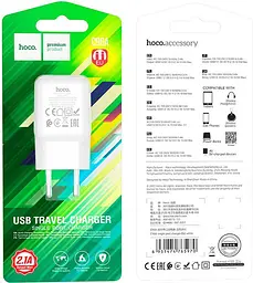 Мережевий зарядний пристрій Hoco C96A 1USB White [765970] [76966] - мініатюра 4
