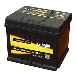 Стартерна батарея 65Аз SADA Premium Line SMF 65Аг, 640А - мініатюра 3