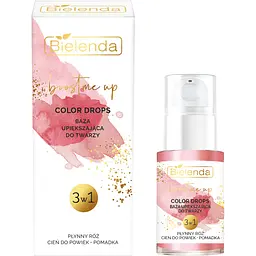 База для краси обличчя 3 в 1 Bielenda Boost Me Up Color Drops 15 мл - мініатюра 2