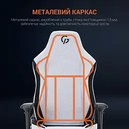 Ігрове крісло GamePro Linen fabric Dark grey (GC715DG) - мініатюра 11