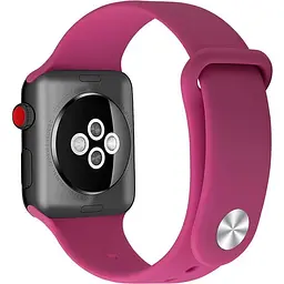 Ремінець Uwatch Silicone Strap for Apple Watch 38/40 mm Bobbi Powder - мініатюра 3