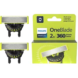 Змінне плаваюче лезо Philips OneBlade 360 2 шт. (QP420/50)
