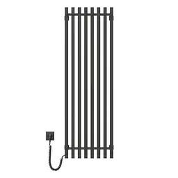 Електрична рушникосушка Navin Levante 450x1400 Sensor ліва, чорний муар 10-012033-4860, Чорний матовий, Ліве, Електронний - мініатюра 2