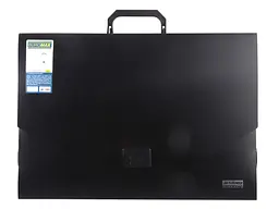 Портфель пластиковий А3/32 мм, Professional, чорний, BM.3725-01