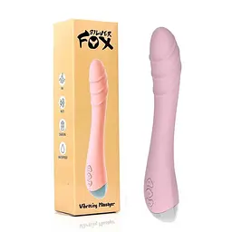 Вібратор Silver Fox для стимуляції точки G з USB, рожевий K0825-1