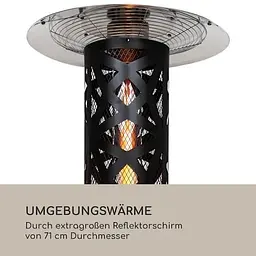 Газовий обігрівач blumfeldt Goldflame Style 11.2 кВт (10035140) - мініатюра 7