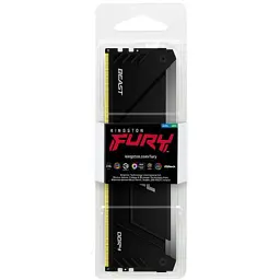 Модуль пам'яті для комп'ютера DDR4 32GB 3200 MHz Beast RGB Kingston Fury (ex.HyperX) (KF432C16BB2A/32) - мініатюра 5