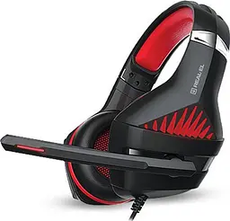 Навушники REAL-EL GDX-7600 чорно-червоні