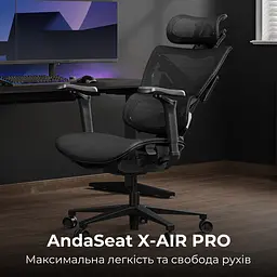Крісло для геймерів Anda Seat X-Air Pro Size XL Mesh Gray Twilight (AD-WY-01-GGSP-G01) - мініатюра 5