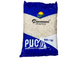 Рис довгозернистий Домашні продукти 800г Індійський