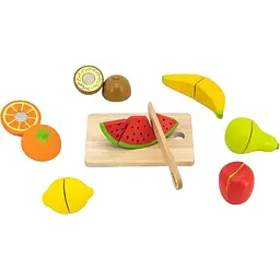 Іграшкові продукти Viga Toys Нарізані фрукти з дерева (44539) - мініатюра 2