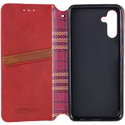 Шкіряний чохол-книжка Getman Cubic (PU) для Samsung Galaxy A27 Червоний - мініатюра 3