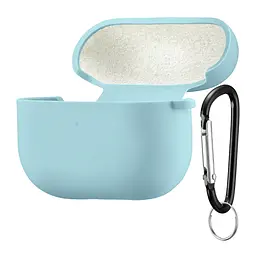 Чехол Silicone Case 2,5mm с микрофибером для AirPods Pro Glacier синий