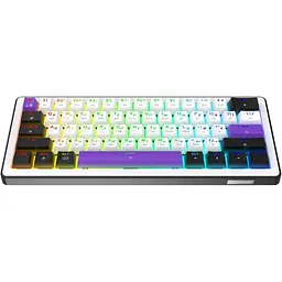 Bluetooth Клавіатура HATOR Hellyberry HK60 Wireless White/Violet UA - мініатюра 2