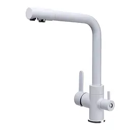 Змішувач для кухні під осмос Globus Lux LAZER GLLR-0444-7-WHITE - мініатюра 3