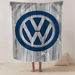 Плед плюшевий 3D Volkswagen 160х200 см - мініатюра 2