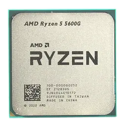 Процесор AMD Ryzen 5 5600G (100-000000252) (Socket AM4, 12T, 4.4 ГГц, Tray) Б/в