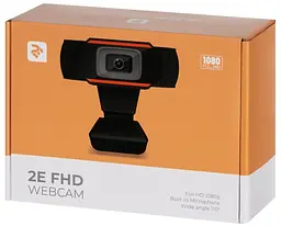 Веб-камера 2E FHD Black-Orange (2E-WCFHD) - мініатюра 7