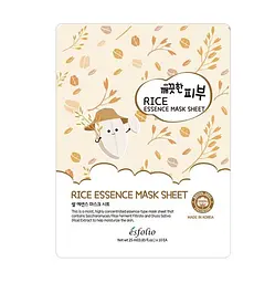 Маска тканинна Esfolio Pure Skin для обличчя з екстрактом рису