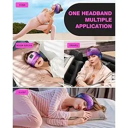 Маска-навушники для сну LC-Dolida Bluetooth Headband - мініатюра 7