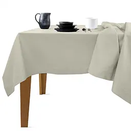 Скатертина Cosas Porcelain водовідштовхувальна 150х180 см кольору магнолії (Cloth_44Porcelain_DUK_150x180)