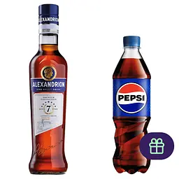 Міцний алкогольний напій Alexandrion 7 зірок, 40%, 0,5 л (808376)