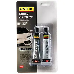 Клей епоксидний Unifix 20г тюбик сірий