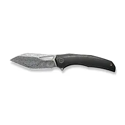 Ніж складаний туристичний WE Knife Ignio Mystery Box Ignio Mystery Box, (8.39 см) Damasteel (Hakkapella) / 6AL4V Titanium чорний - мініатюра 3