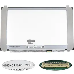 Матриця 15.6" N156HCA-EAC (1920*1080, 30pin(eDP,IPS), LED, SLIM, матова) для ноутбука