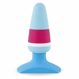 Анальна пробка FeelzToys Plugz Butt Plug 7 см (блакитний)