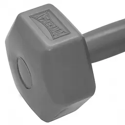 Гантель композитна PowerPlay 4124 Hercules 4 кг, Сіра 1 шт (PP_4124_4kg) - мініатюра 2