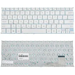 Клавіатура для ноутбука ASUS (S200 X201 X202 series ) rus білий без фрейма