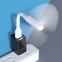 Вентилятор мобільний USB білий - мініатюра 6