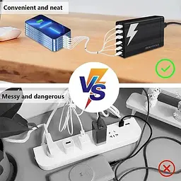 Зарядний пристрій LAMJAD 96W Quick Charge 3.0 - мініатюра 4