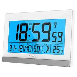 Годинник настільний Technoline WS8056 White/Silver (WS8056), Білий