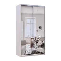 Шкаф купе Doros Сити Лайт Кашемир 2 Зеркала 120х60х225 (80736341) - миниатюра 3
